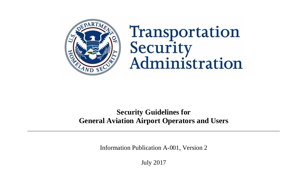 TSA guidelines AceCFI Online Flight Instructor Refresher Course (FIRC)